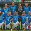 Italy National Football Team Art Diamond Paintingd