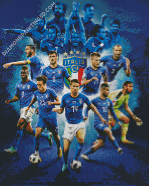 Italy National Football Team Diamond Paintings