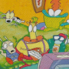 Rockos Modern Life Characters Diamond Paintings