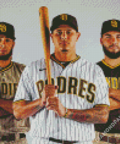 San Diego Padres Baseball Players Diamond Paintings