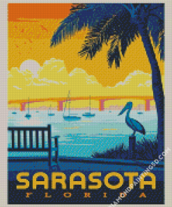 Sarasota Florida Poster Diamond Paintings