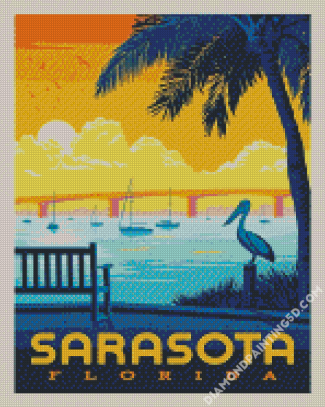 Sarasota Florida Poster Diamond Paintings