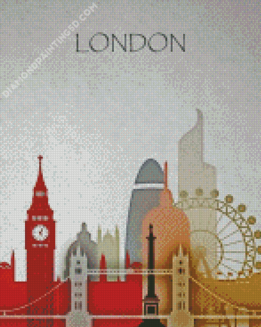 London Skylinne Poster Diamond Paintings