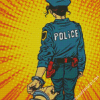 Police Woman Pop Art Diamond Paintings