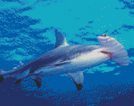 Hammerhead Shark Undersea Diamond Paintings