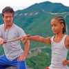 Jackie And Jaden The Karate Kid Diamond Paintings