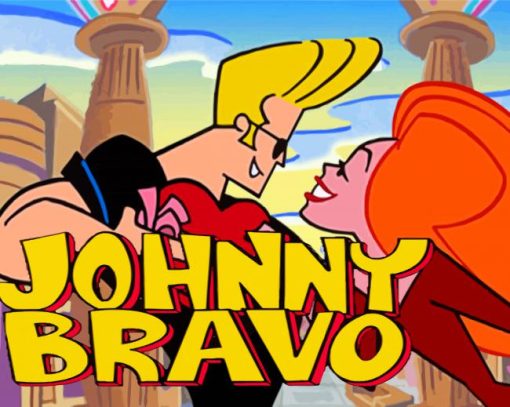 Johny Bravo And His Lover Diamond Paintings