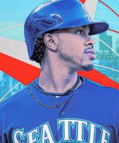 Mariners Player Art Diamond Paintings