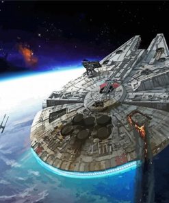 Millennium Falcon Star Wars Diamond Paintings