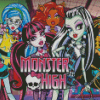 Monster High Poster Diamond Paintings