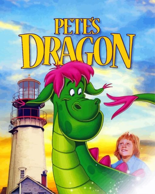 Petes Dragon Movie Poster Diamond Paintings