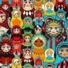 Russian Matryoshka Dolls Diamond Paintings