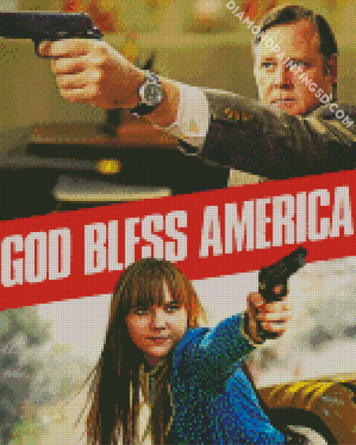 God Bless America Poster Diamond Paintings