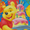 Happy Birthday Winnie The Pooh Diamond Paintings