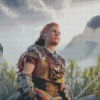 Horizon Forbidden West Aloy Character Diamond Paintings