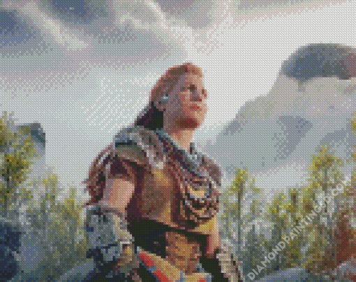 Horizon Forbidden West Aloy Character Diamond Paintings