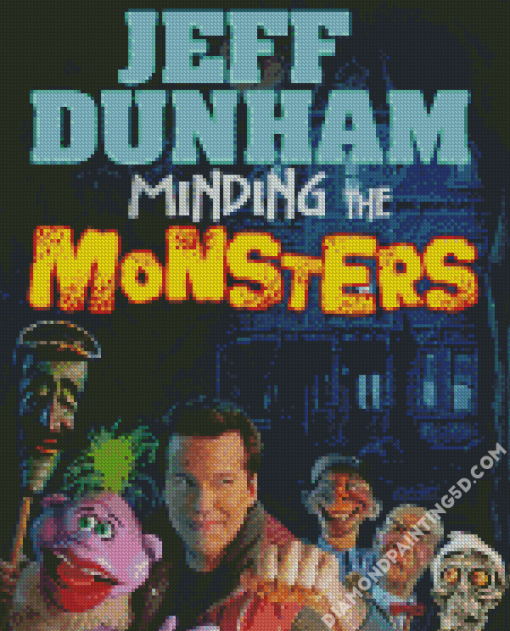 Jeff Dunham Minding The Monsters Diamond Paintings