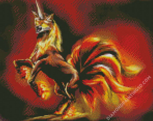 Ninetales Character Art Diamond Paintings