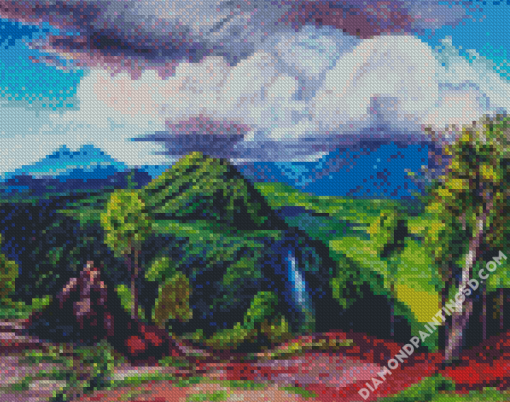 Pihuamo Valley By Dr Atl Diamond Paintings