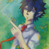 Tamaki Amajiki With Butterflies Art Diamond Paintings