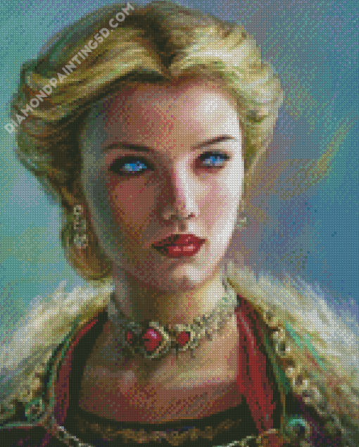 Beautiful Noble Lady Art Diamond Paintings