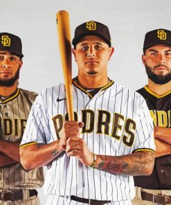 San Diego Padres Baseball Players Diamond Paintings