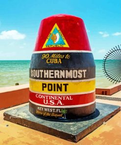 Southernmost Point Of The Continental US Diamond Paintings