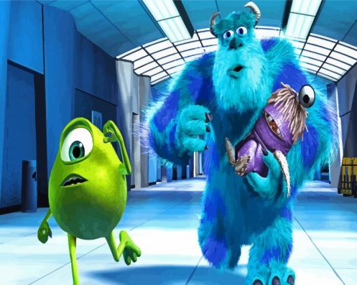 Animated Sully And Mike Diamond Paintings