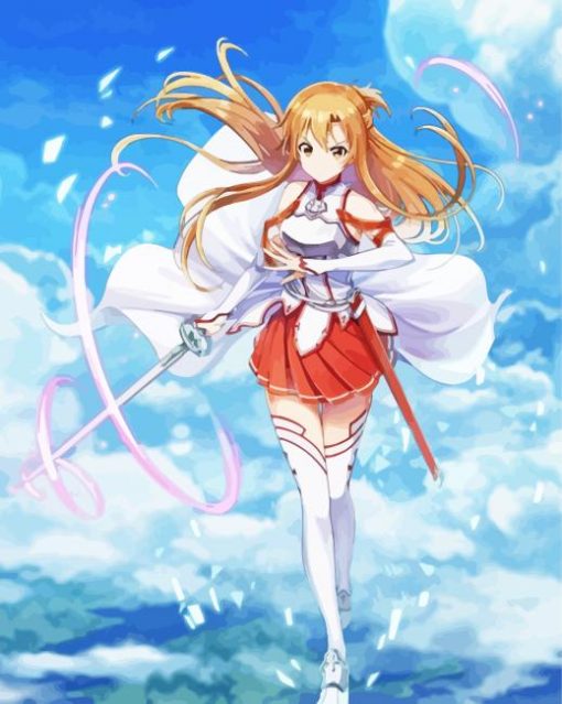 Sword Art Online Anime Girl Diamond Paintings