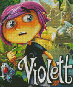 Violett Game Diamond Paintings