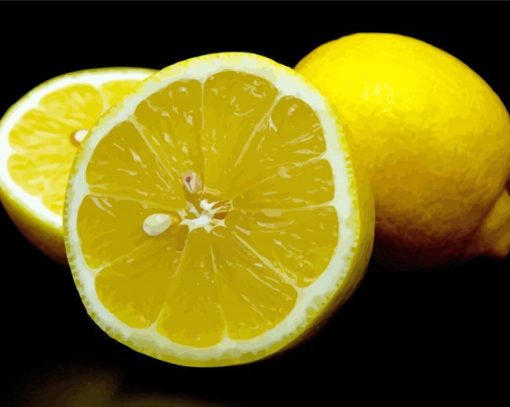 Yellow Fruit Lemon Diamond Paintings