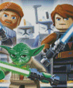 Aesthetic Lego Star Wars Game Diamond Paintings