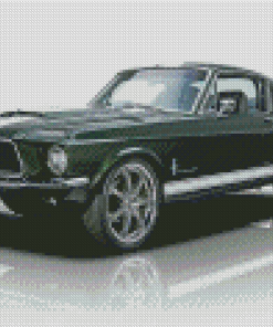 Aesthetic Mustang Car 1967 Engine Diamond Paintings