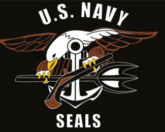 Aesthetic Navy Seal Logo Diamond Paintings