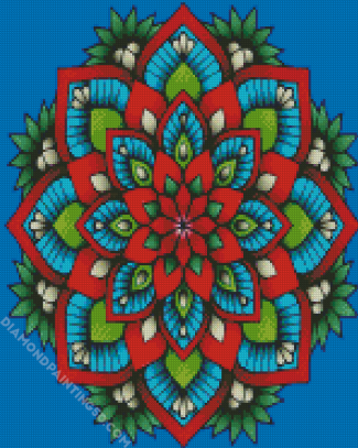 Aesthetic Floral Mandala Diamond Paintings