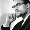 Black And White Malcolm X Diamond Paintings