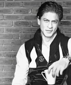 Black And White Shah Rukh Khan Diamond Paintings