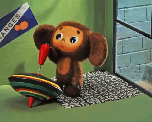 Cheburashka Character Diamond Paintings