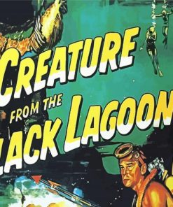 Creature From Black Lagoon Movie Diamond Paintings