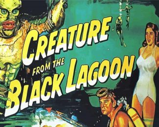 Creature From Black Lagoon Movie Diamond Paintings