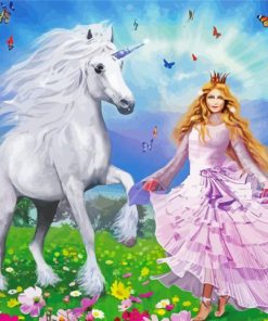 Disney Princess And Unicorn Diamond Paintings