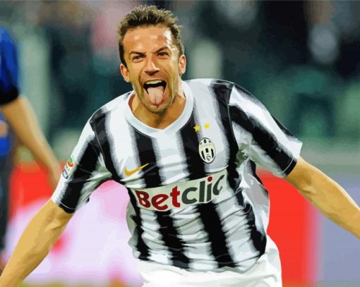 Football Player Allessandro Del Piero Diamond Paintings