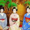Geisha Japanese Ladies Diamond Paintings