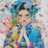 Geisha Woman Diamond Paintings