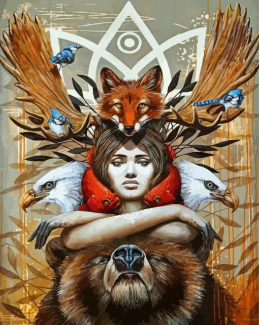 Girl With Animals By Sophie Wilkins Diamond Paintings
