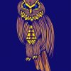 Golden Owl Bird Diamond Paintings