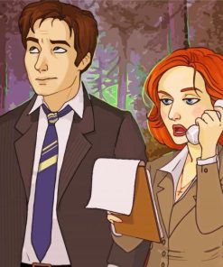 Scully And Mulder Art Diamond Paintings