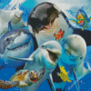 Animal Fish Selfie Diamond Paintings