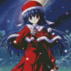 Christmas Anime Girl Diamond Paintings