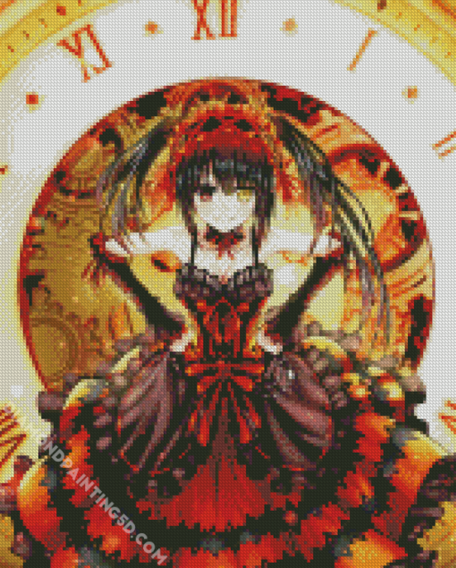 Kurumi Anime Girl Diamond Paintings